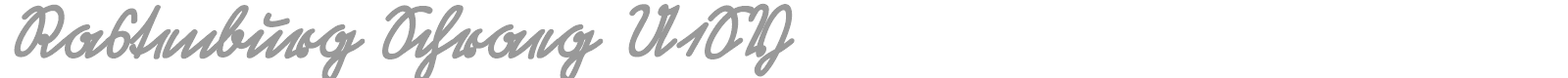 Rastenburg UNZ1AY font preview